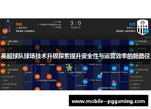 英超球队球场技术升级探索提升安全性与运营效率的新路径 英超球队球场技术升级探索提升安全性与运营效率的新路径